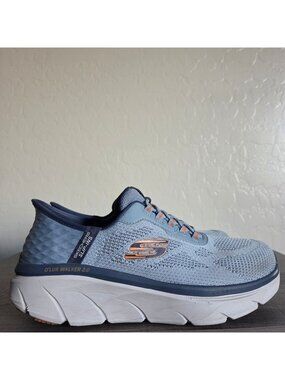 Skechers Slip-ins D'Lux Walker 2.0 Rezinate Sneaker Hands Free Shoe Men's 9.5 WW